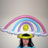 Rainbow Hat Balloon