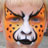 Cheetah Face Painting