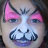 Pink Kitty Face Painting