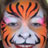 Tiger Face Painting