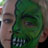 Hulk Face Painting