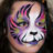 Fancy Tiger Face Painting