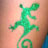 Lizzard Glitter Tattoo