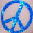 Peace Sign Glitter Tattoo