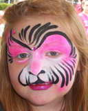 Fancy Tiger Face Painting