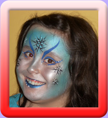 Snow Queen Face Painting