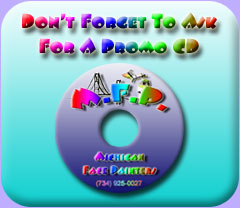 Michigan Face Painters Promotional CD