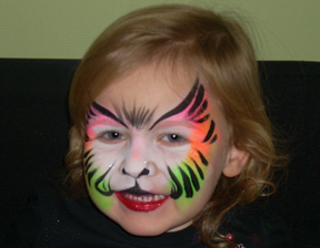 Rainbow Kitty Face Painting